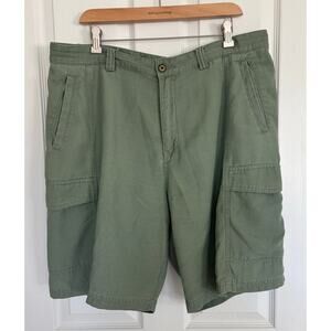 Tommy Bahama Relax Green Cargo Mens Shorts 36W